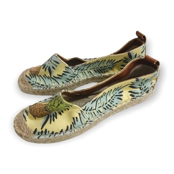 New Sundias pineapple print espadrille Size 37EU - Picture 3 of 7